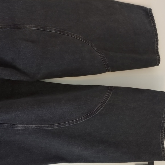 Agolde Cass Baggy Cargo Jean Grunge Black Organic Cotton Sz 33 Gorp Core - Picture 8 of 11
